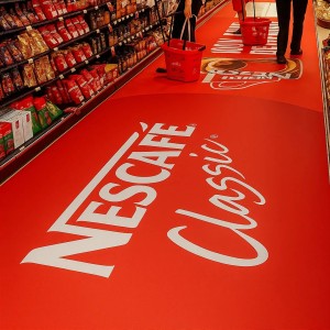 Adesivo Laminado Adesivo Branco Impressão Solvente  4x0 Laminado Sem Acabamento 