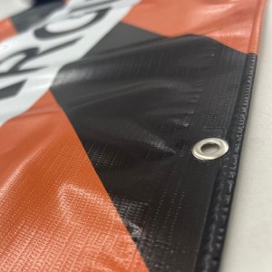 Lona 380g - com Ilhós - Solvente Lona Front  4x0  Solda Eletrônica e Ilhós 