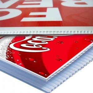 Placa Polionda 3mm - Impressão UV PVC 5mm 130x200cm - Tamanho Máximo 4x0 Impressão UV Corte Reto ou Especial 